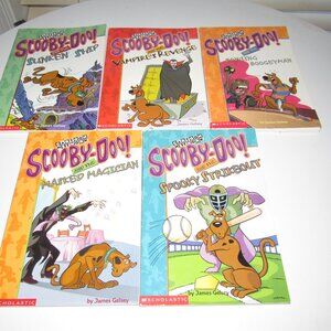 Scooby-Doo! Scholastic Book Lot (Set of 5) – Sunken Ship, Vampire’s Revenge +